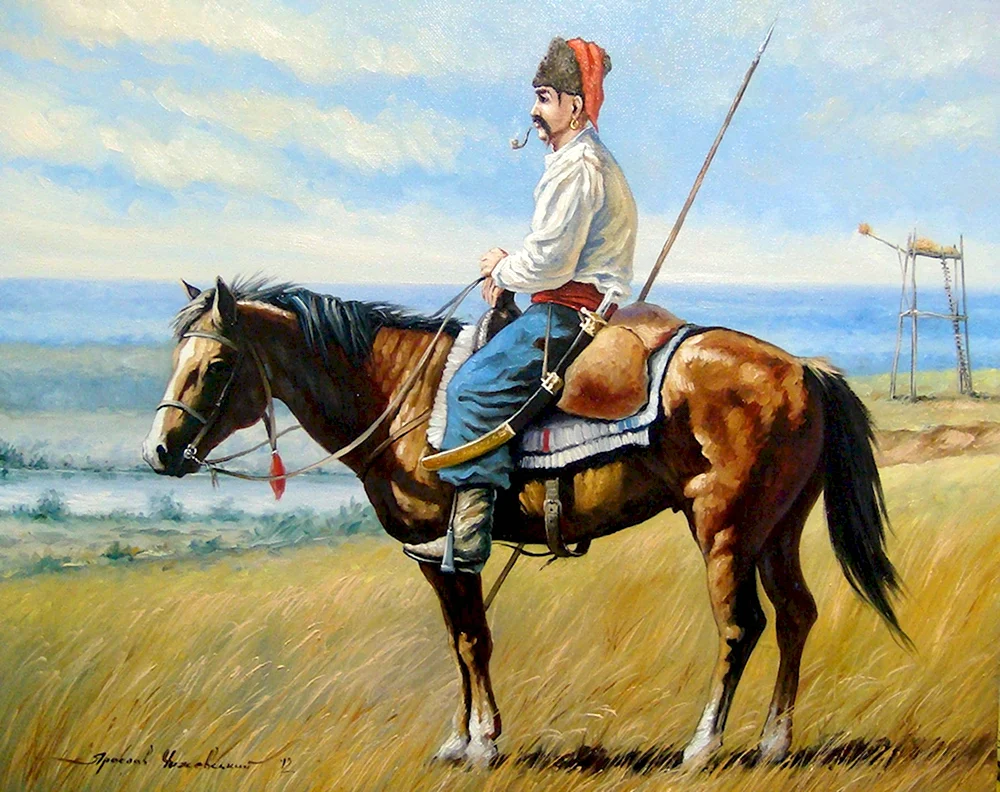 Кубанский Козак на коне