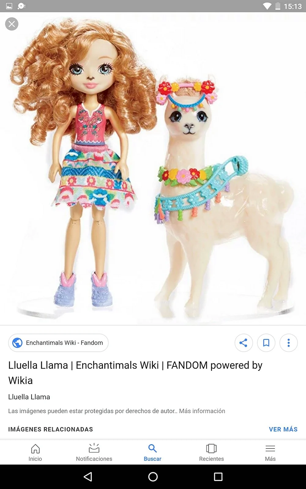 Кукла энчантимаус лама