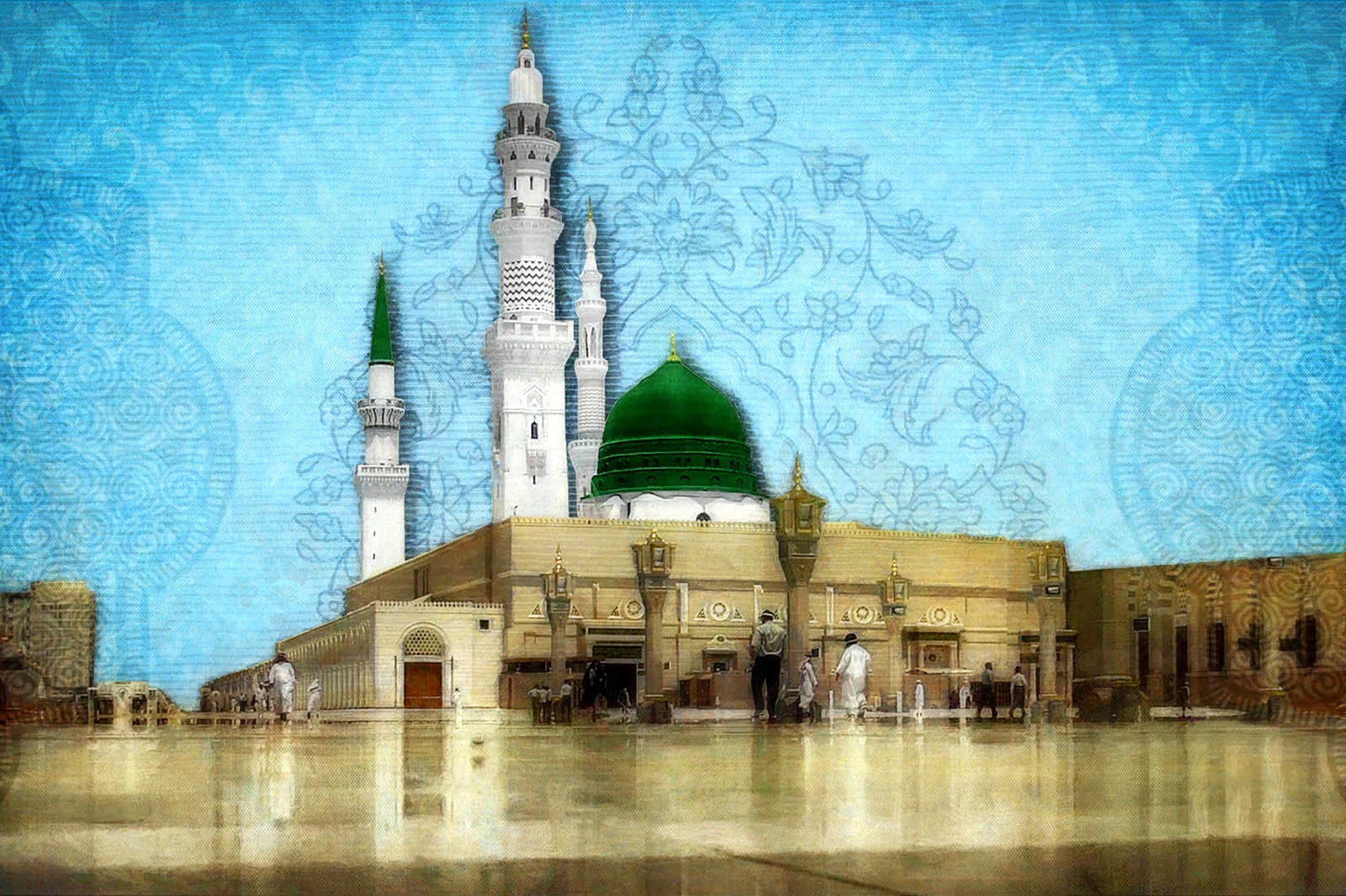 Купол мечети пророка Мухаммеда
