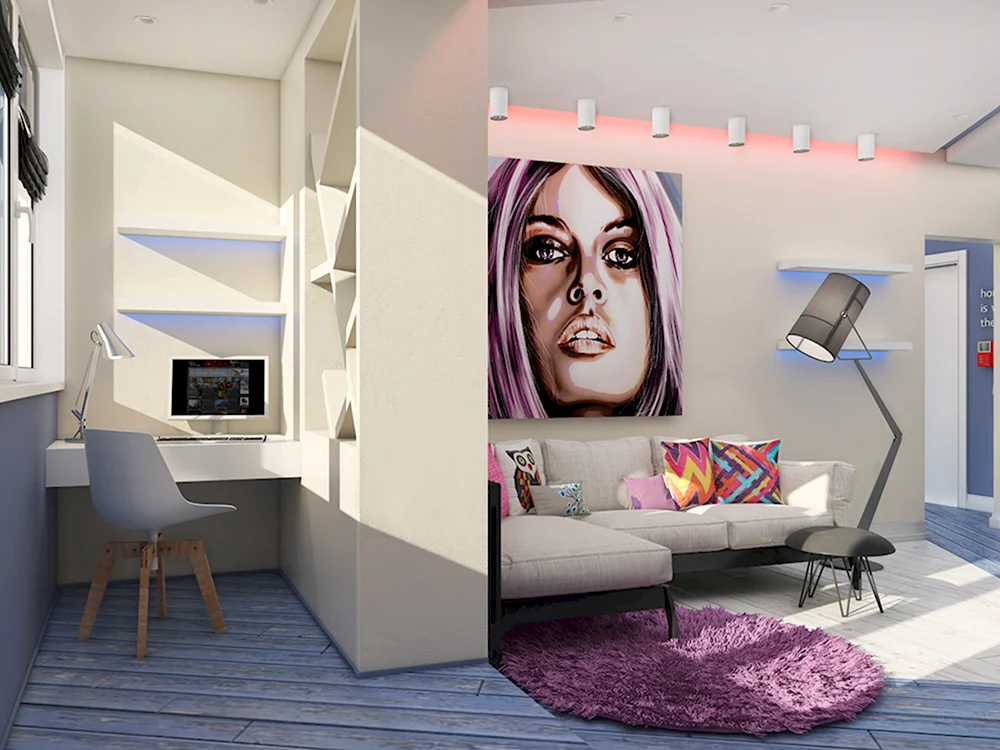 Квартира в стиле поп арт