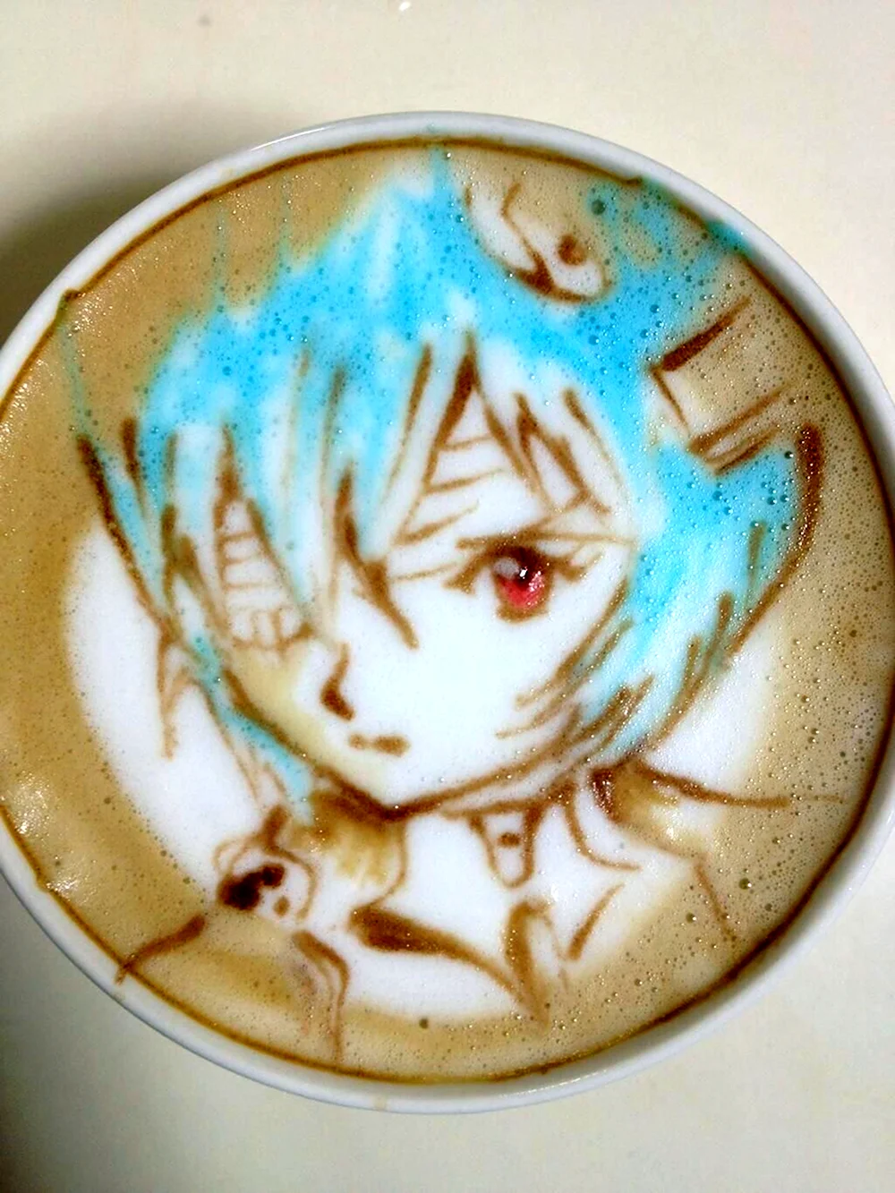 Латте арт Latte Art японская роза