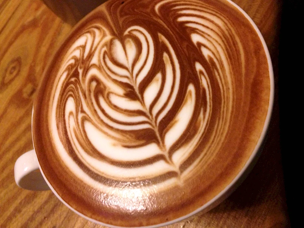 Latte Art роза