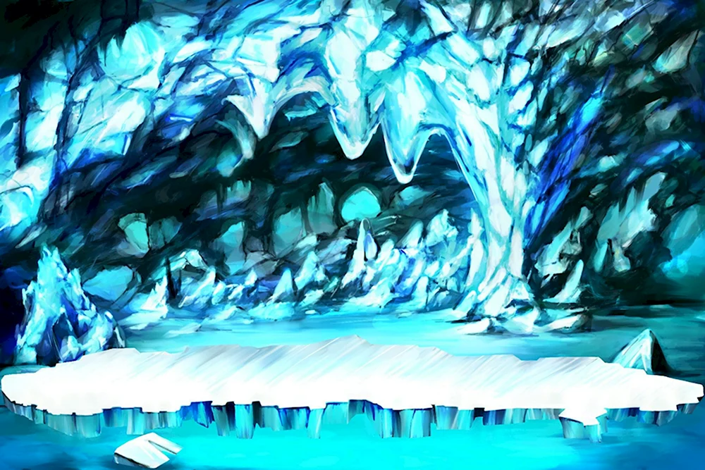 Ледяная пещера террейн