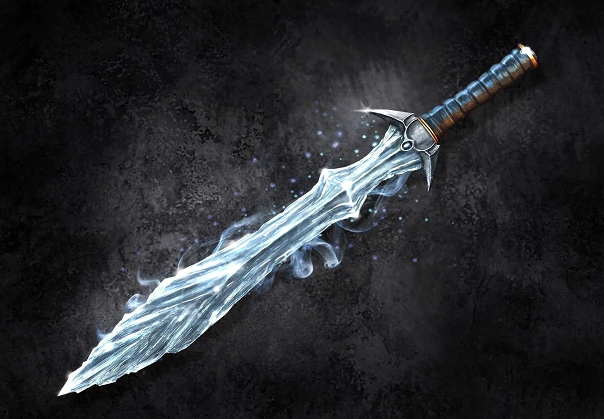 Ледяной двуручный меч