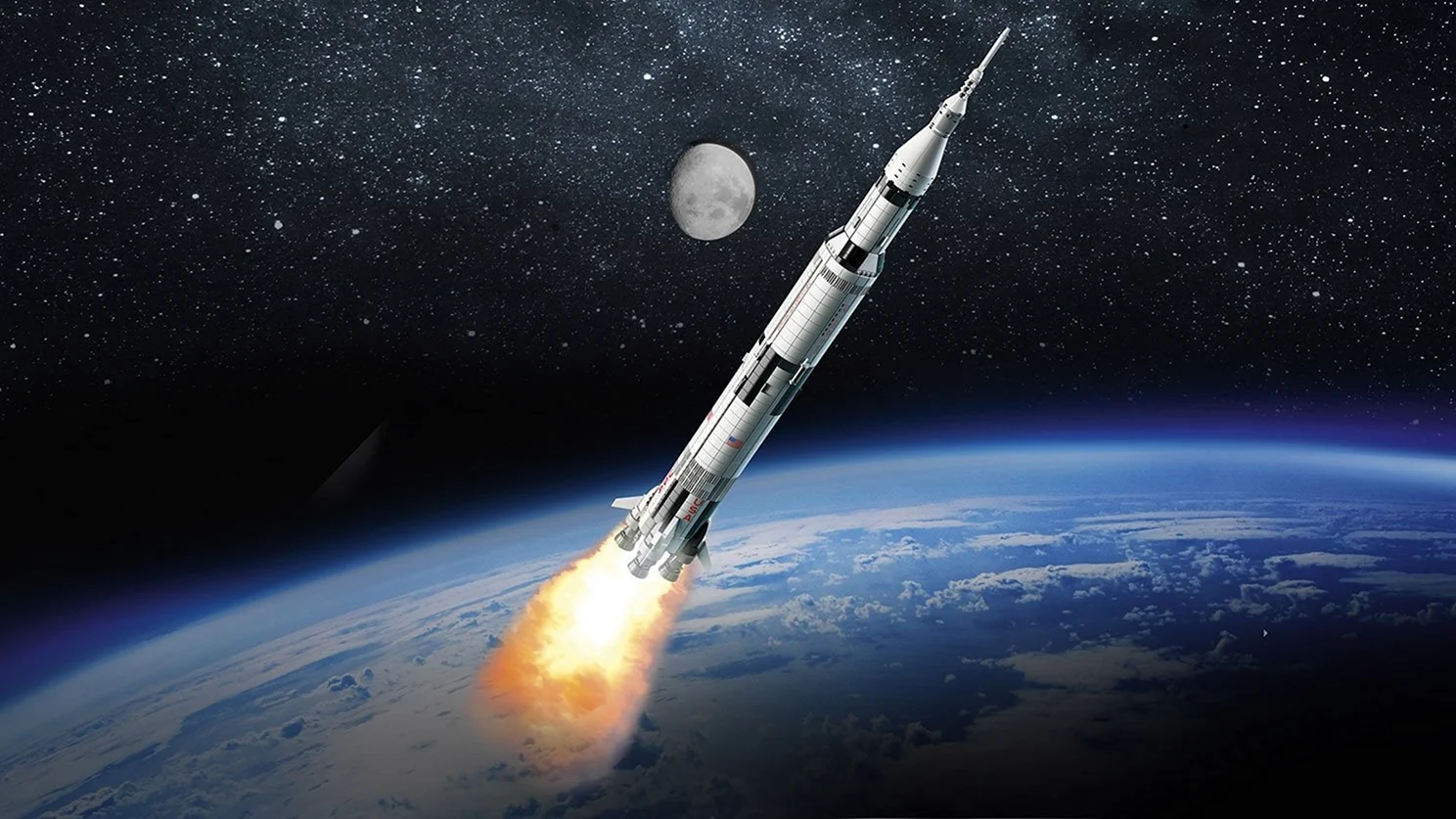 LEGO ideas 92176 ракетно-Космическая система НАСА Сатурн-5-Аполлон