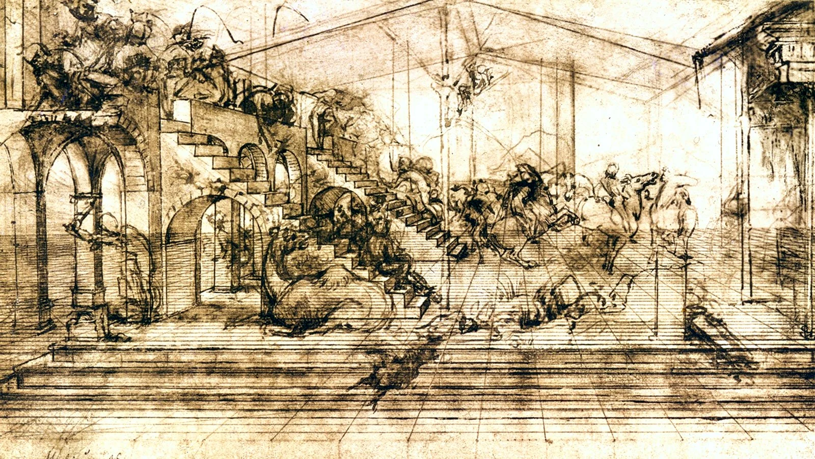 Леонардо да Винчи перспектива