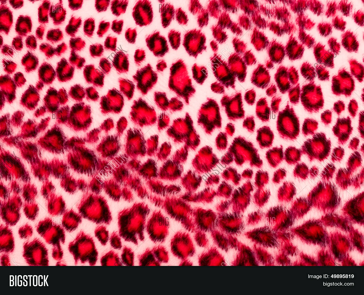 Leopard Print Red Pink