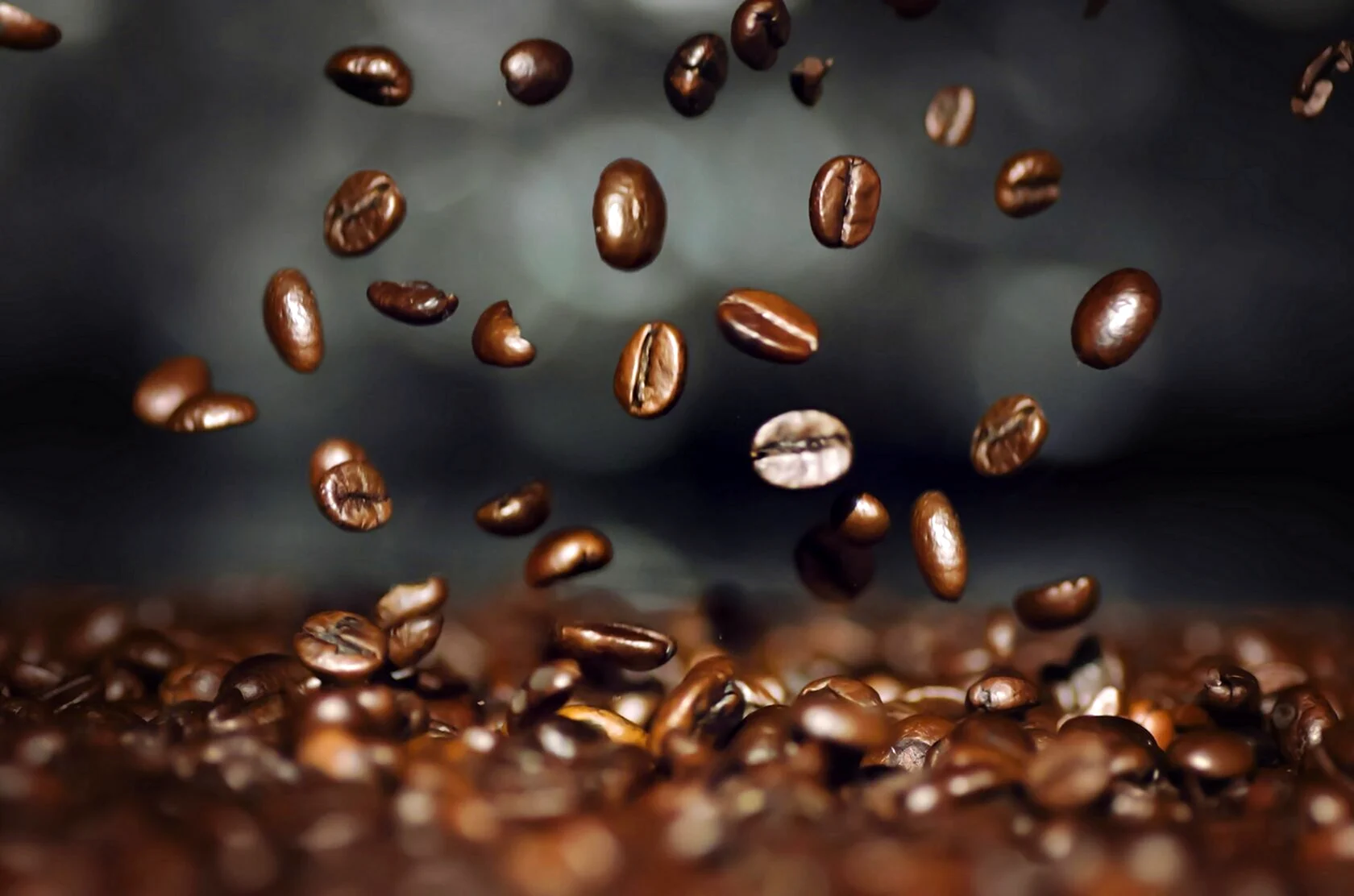 Летающие кофейные зерна