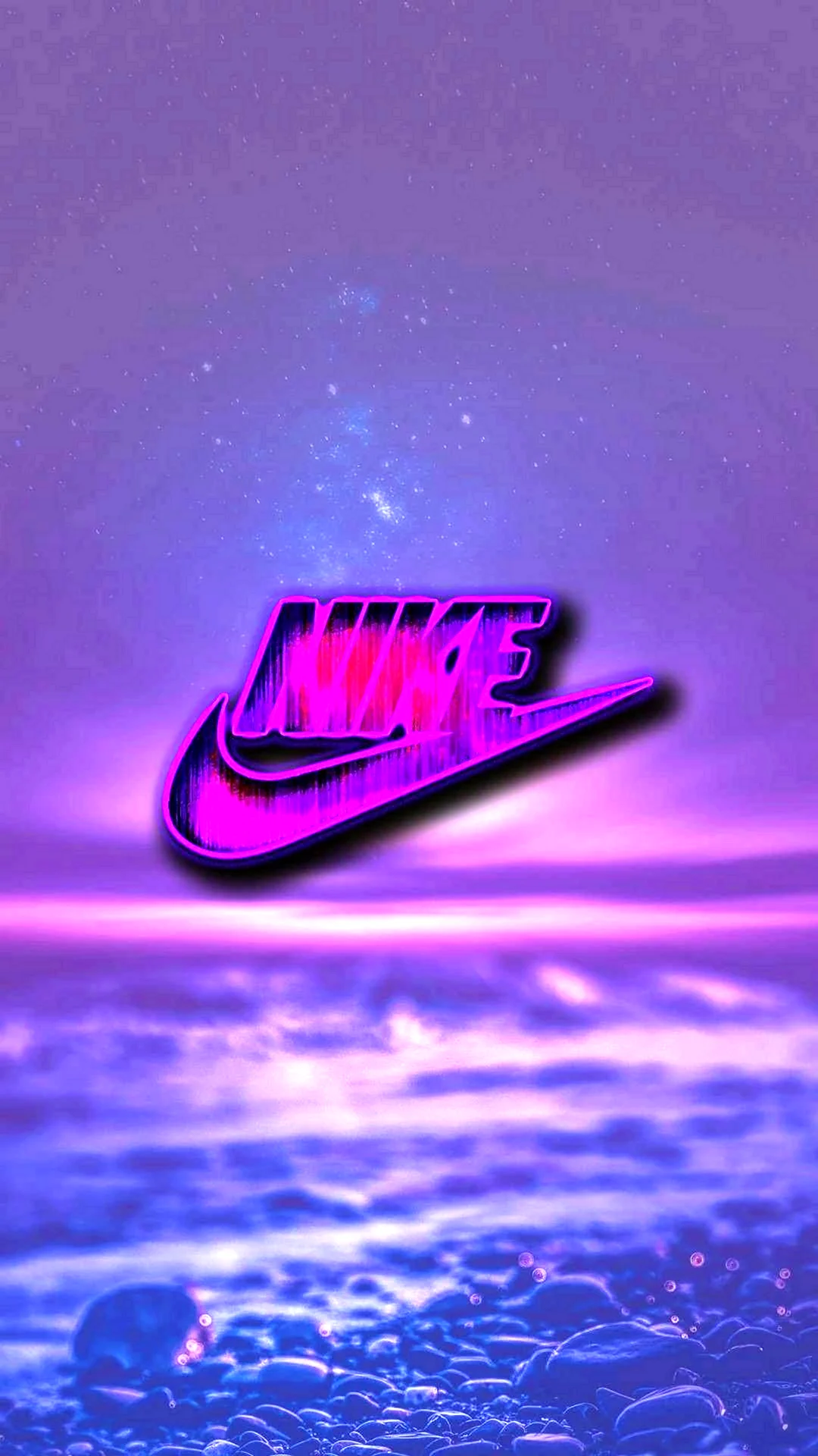Логотип найке фиолетовый