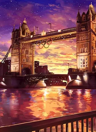 Лондон Тауэрский мост арт