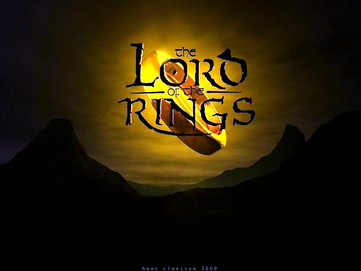 Lord of the Rings надпись