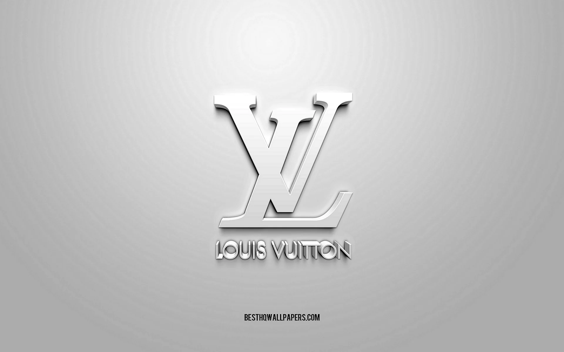 Louis Vuitton logo 3d