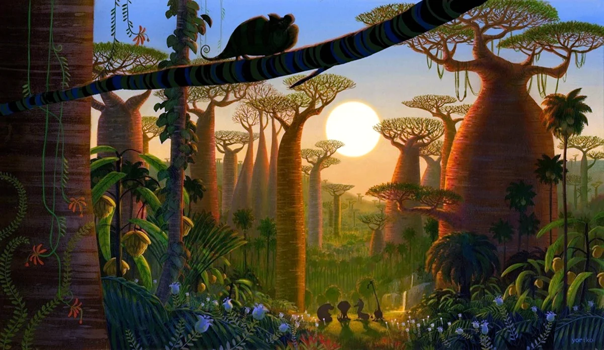 Madagascar остров мультфильм джунгли