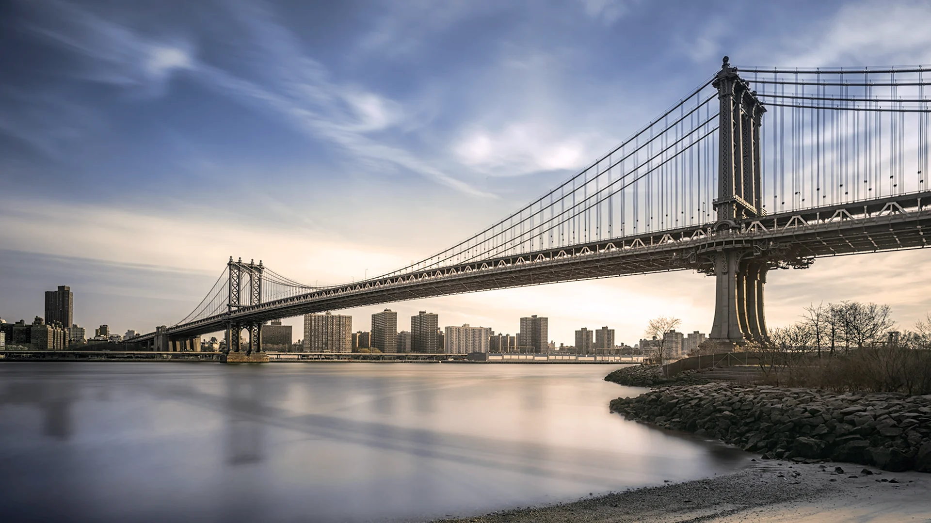 Манхэттенский мост анфас