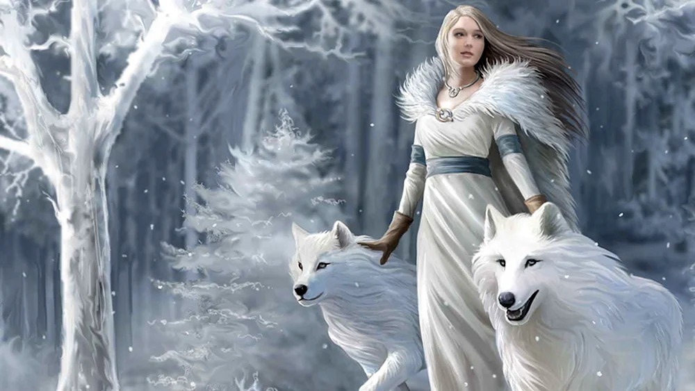 Мара Морена Славянская богиня с волками