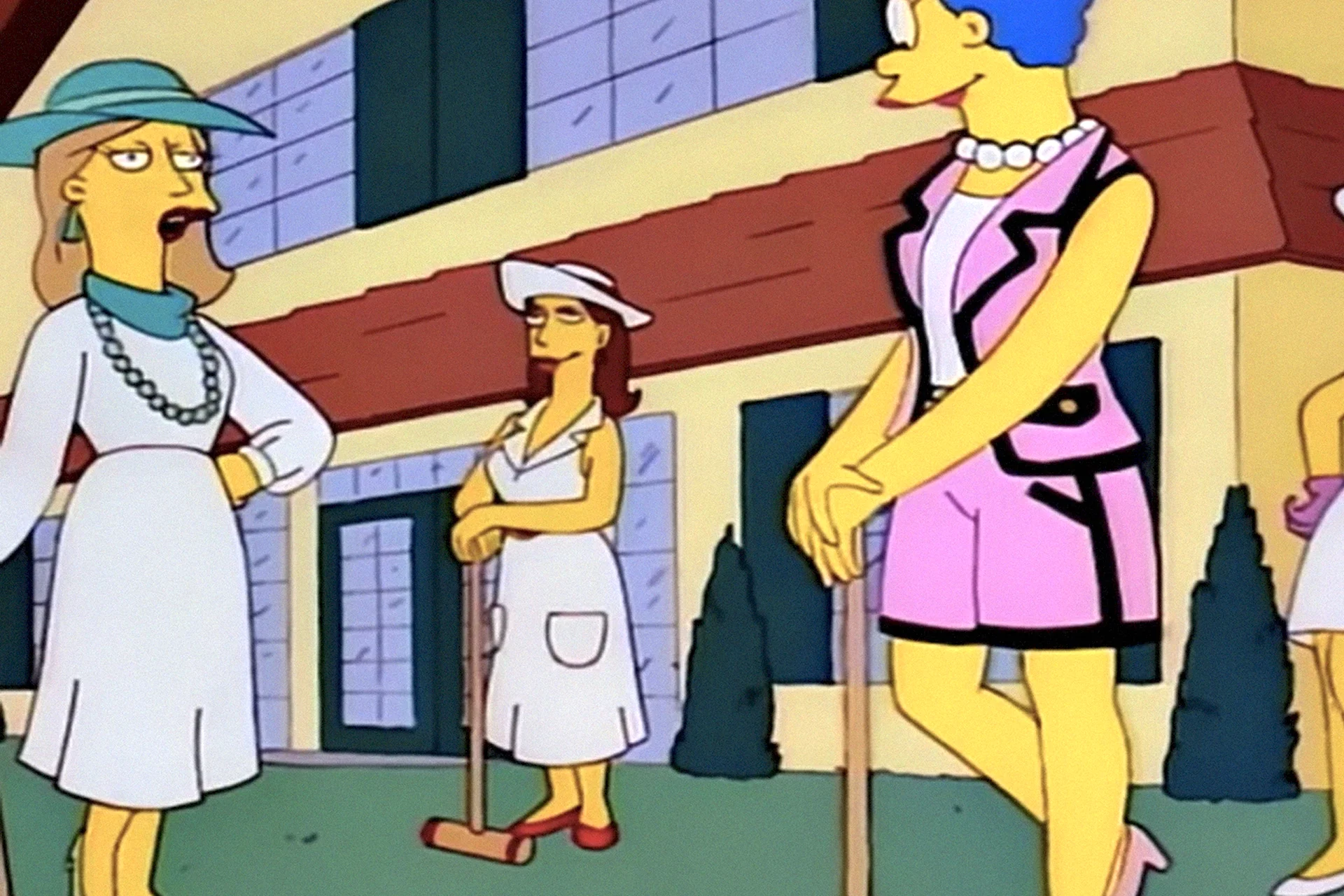 Мардж симпсон в платье
