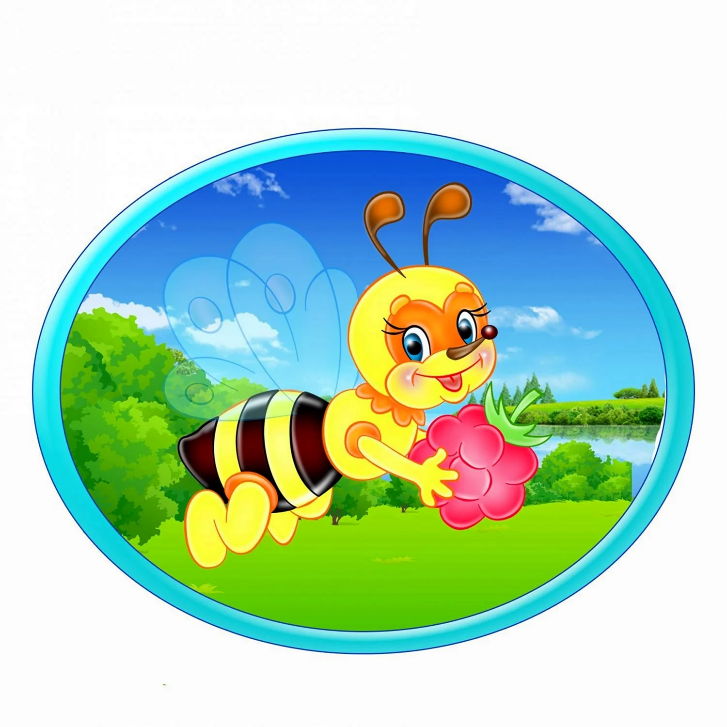 Маркировка в детском саду пчелки
