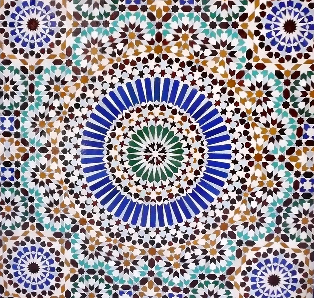 Марокканская плитка зелидж