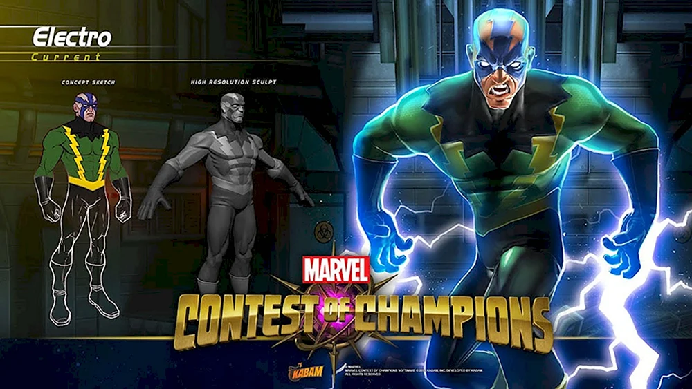 Марвел битва чемпионов электро