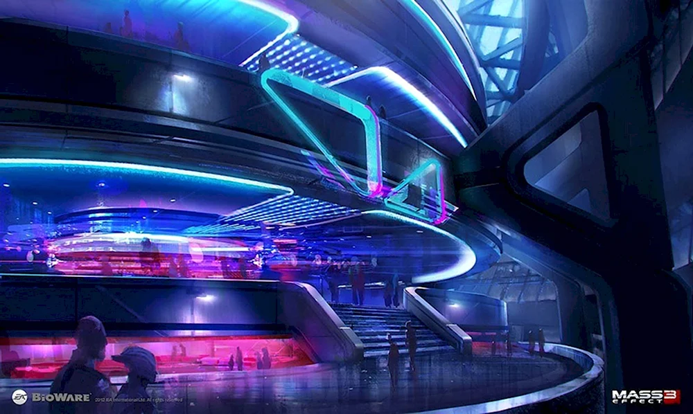 Mass Effect Цитадель концепт арт
