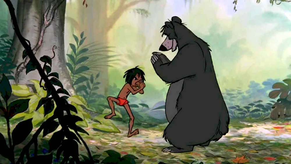 Маугли и балу мультфильм