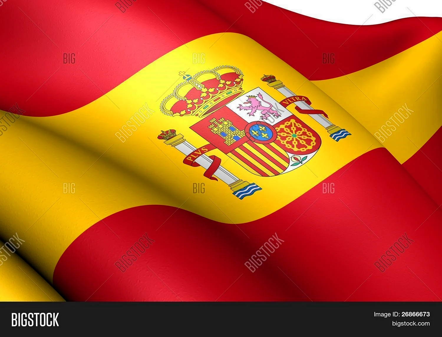 Мазда и испанский флаг