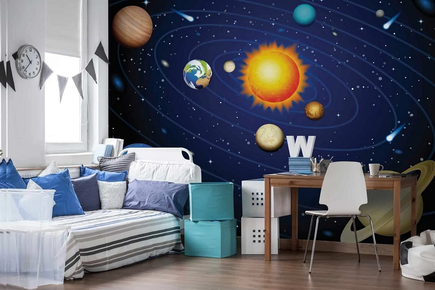 Мебель для подростка в космическом стиле