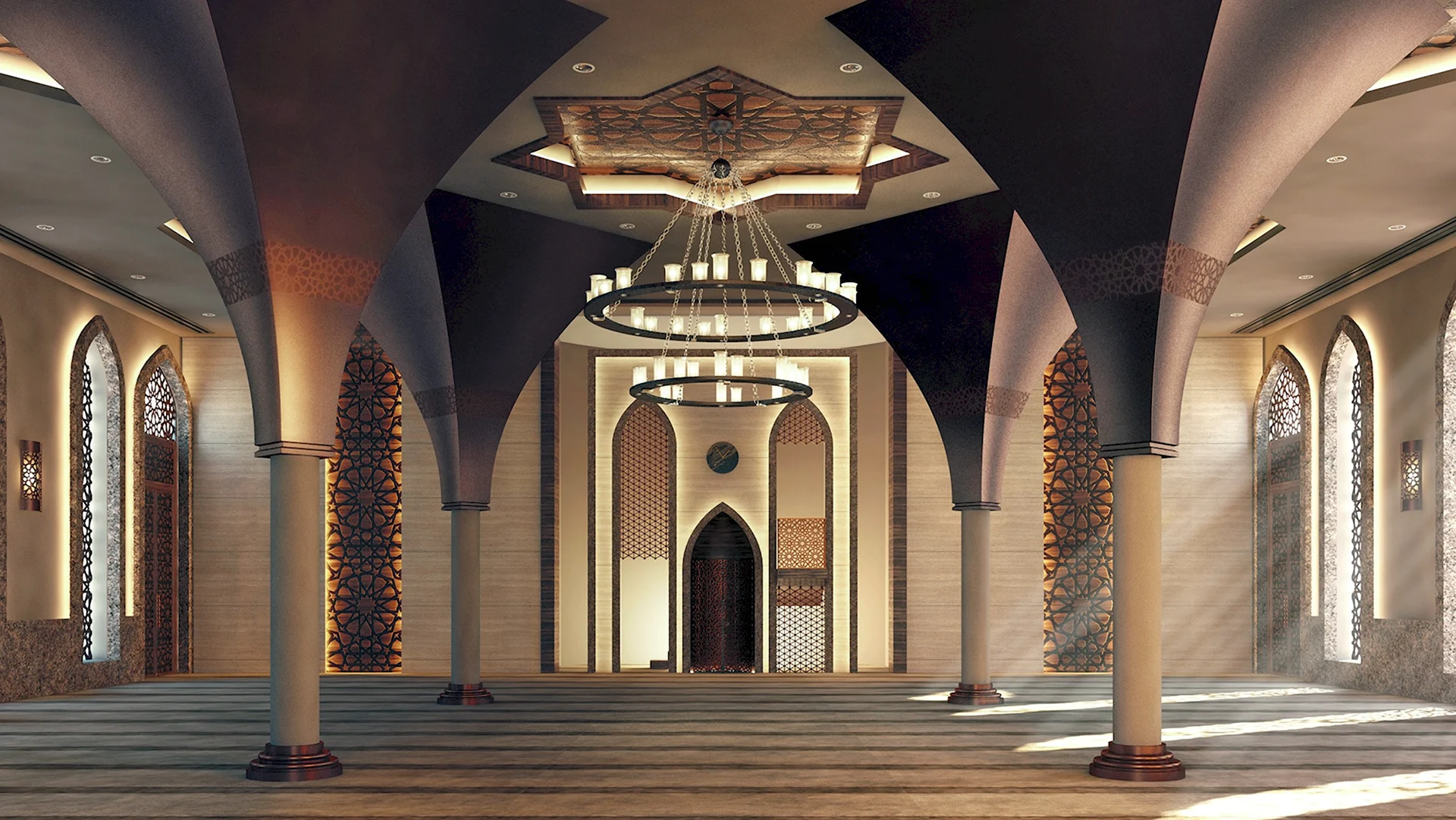 Мечеть Фейсал Исламабад интерьеры