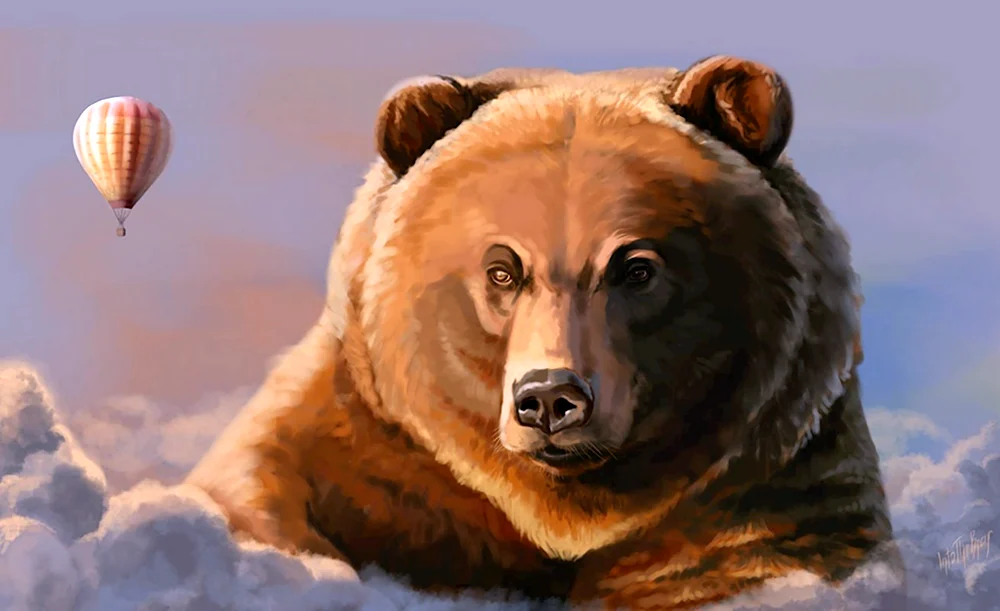 Медведь арт