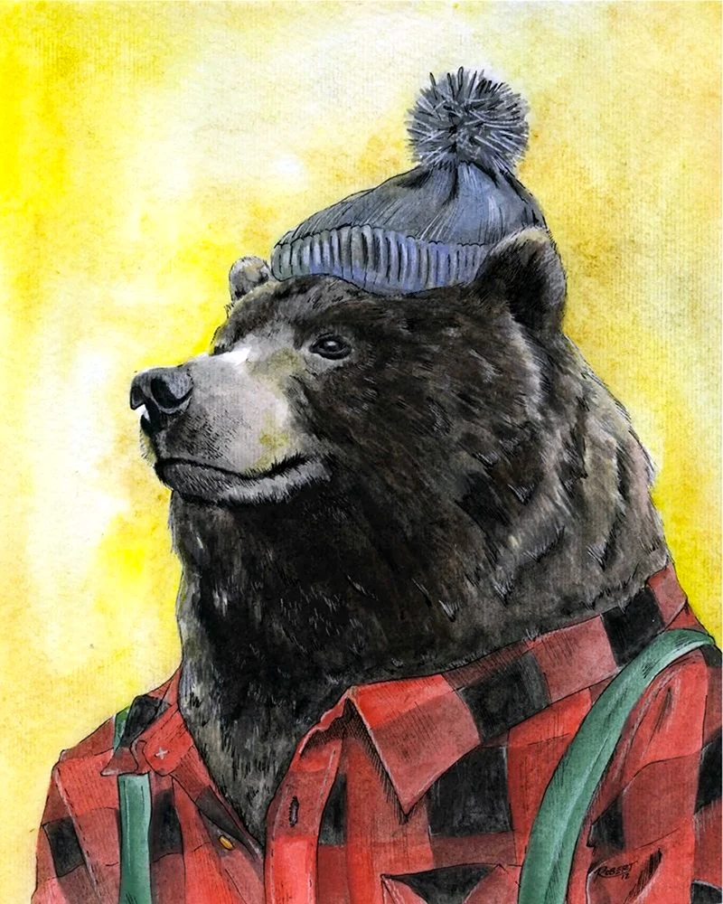 Медведь с бородой