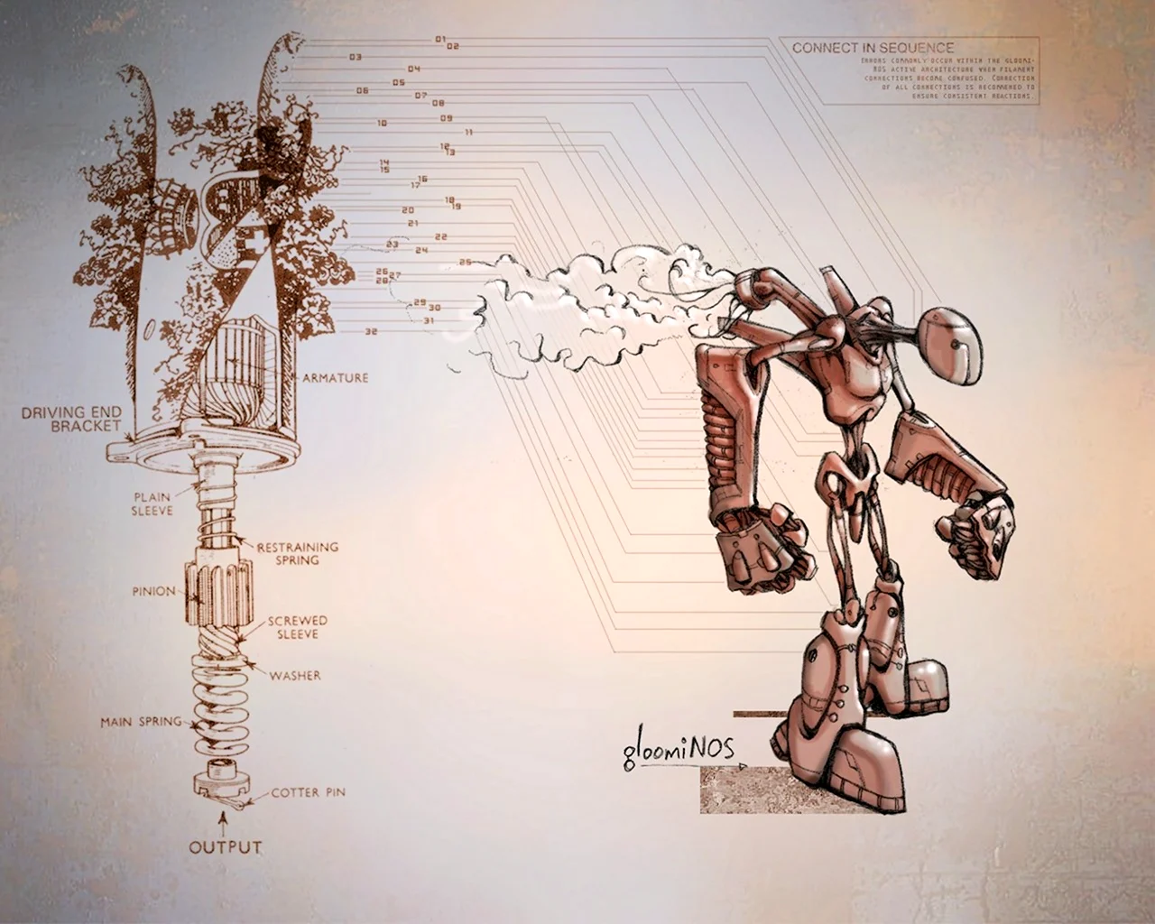 Механизмы роботов чертеж