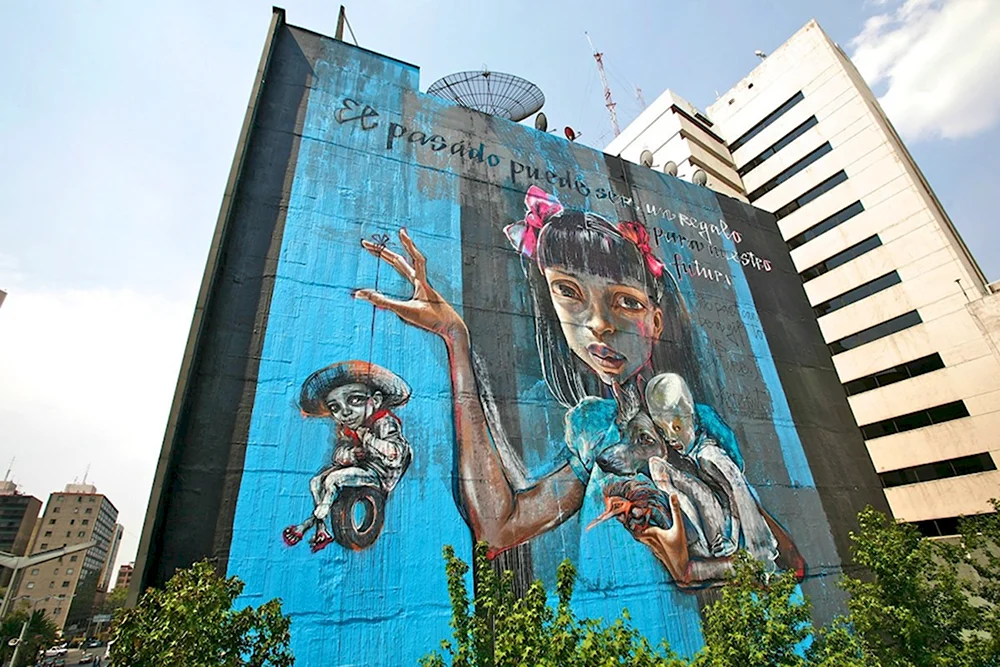 Мехико Сити граффити