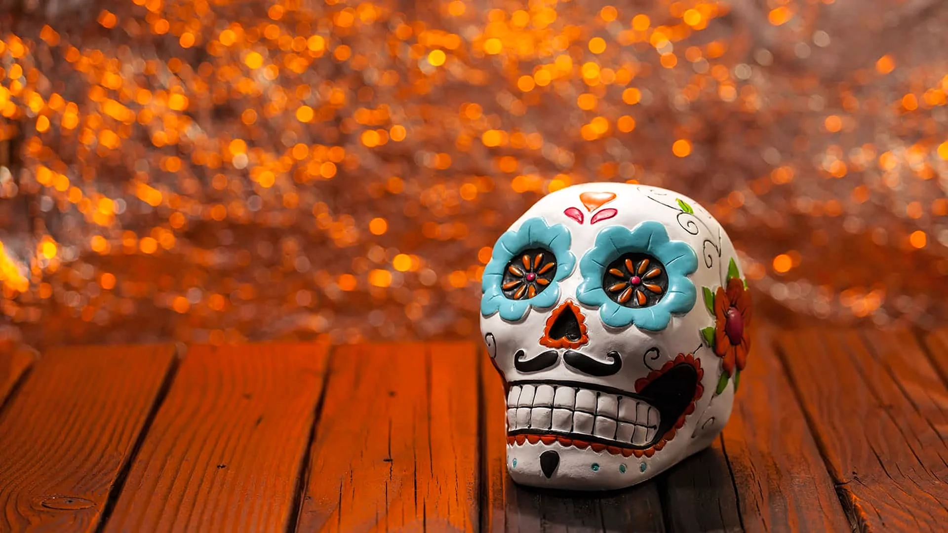 Мексиканский день мертвых фон