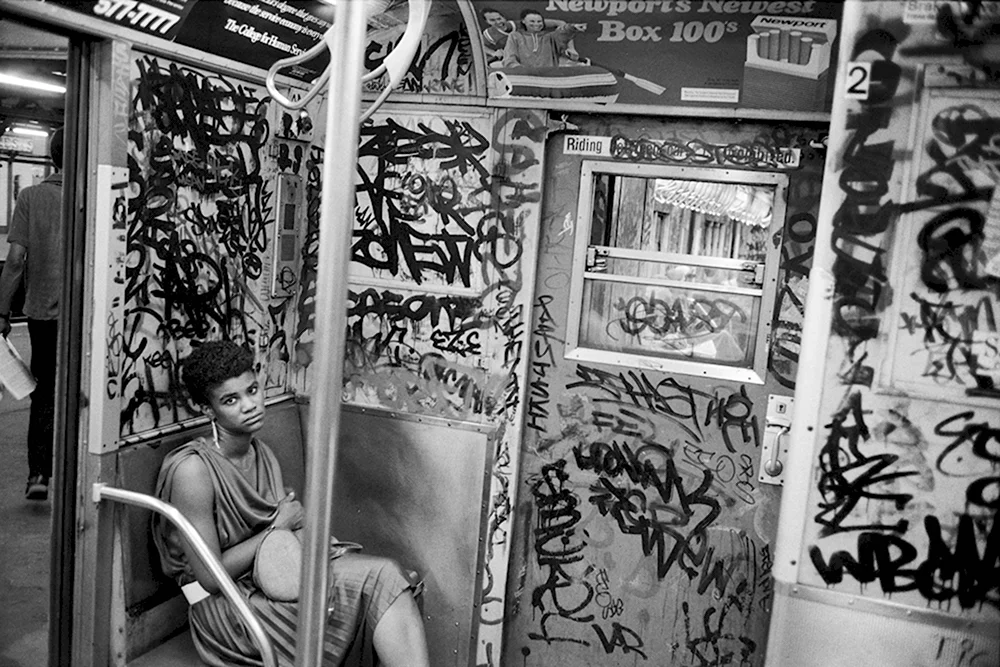 Метро Нью Йорка 70е граффити