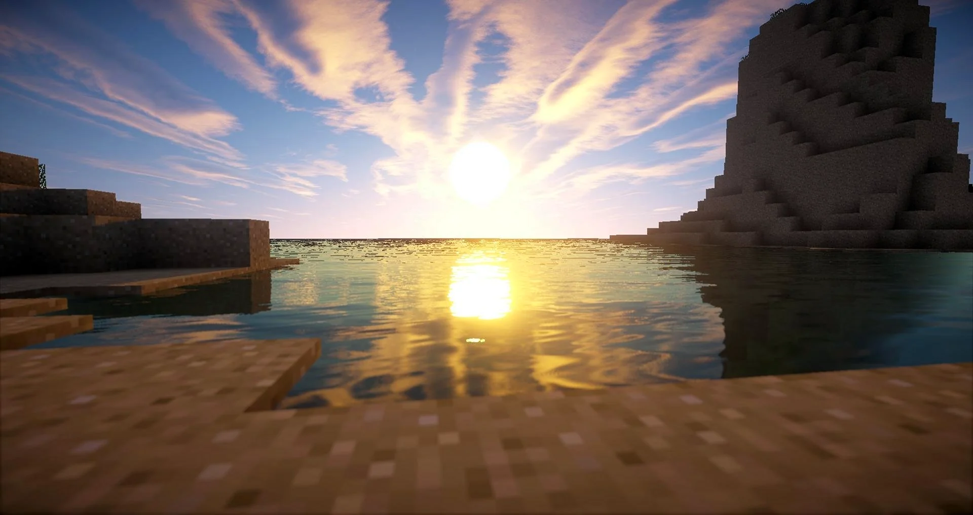 Minecraft пляж шейдеры