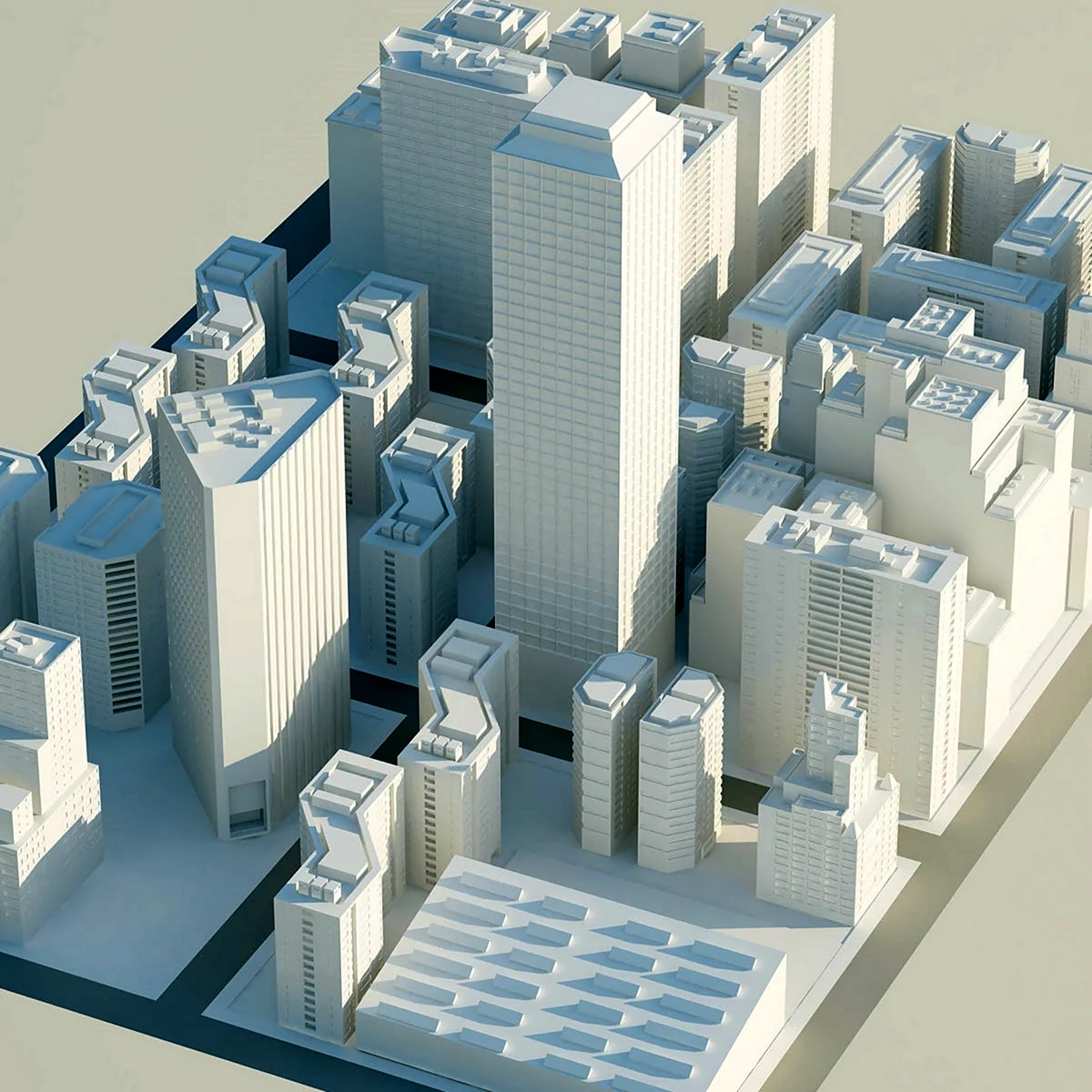 Моделирование города
