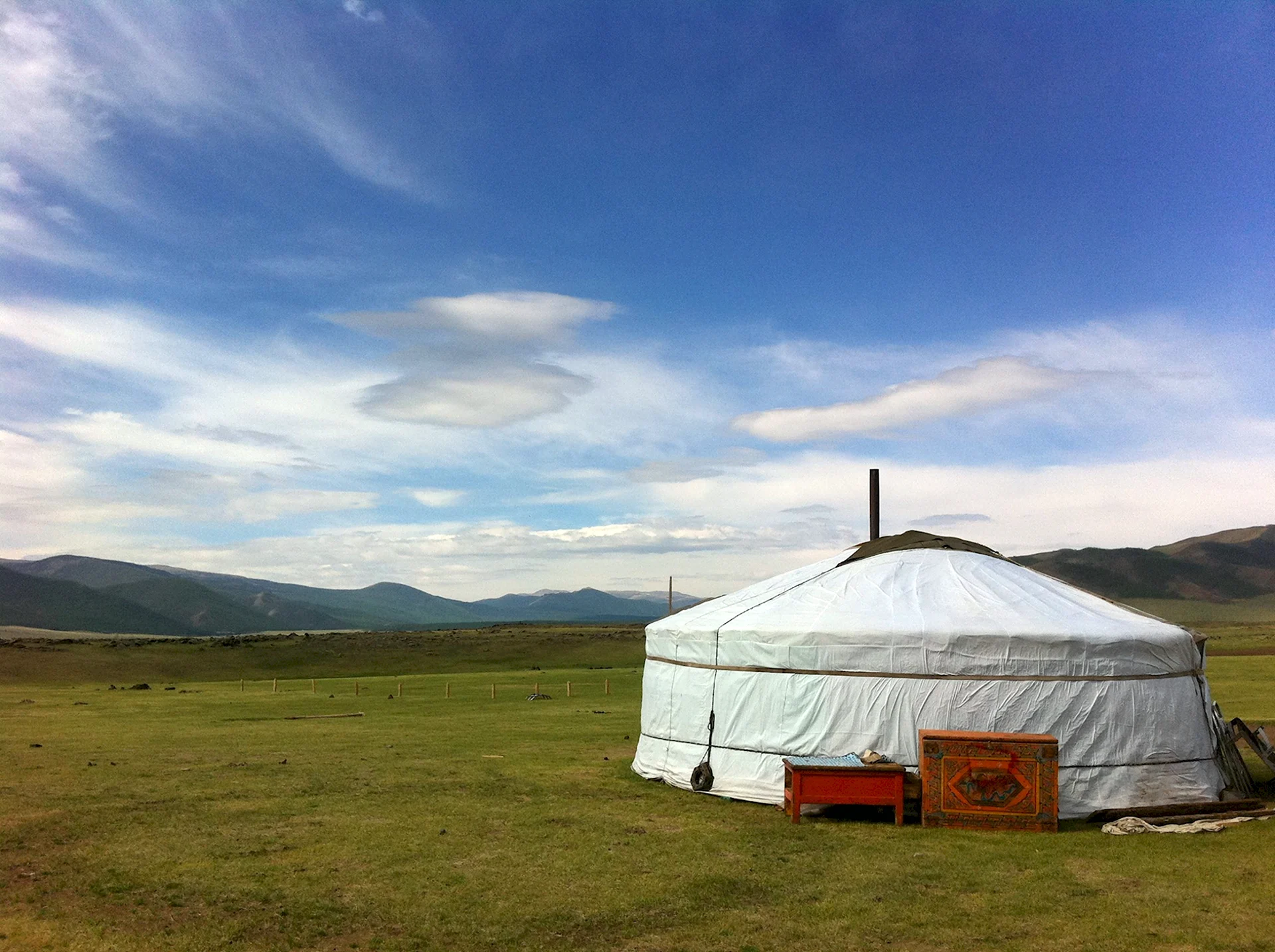Монгольцы юрта