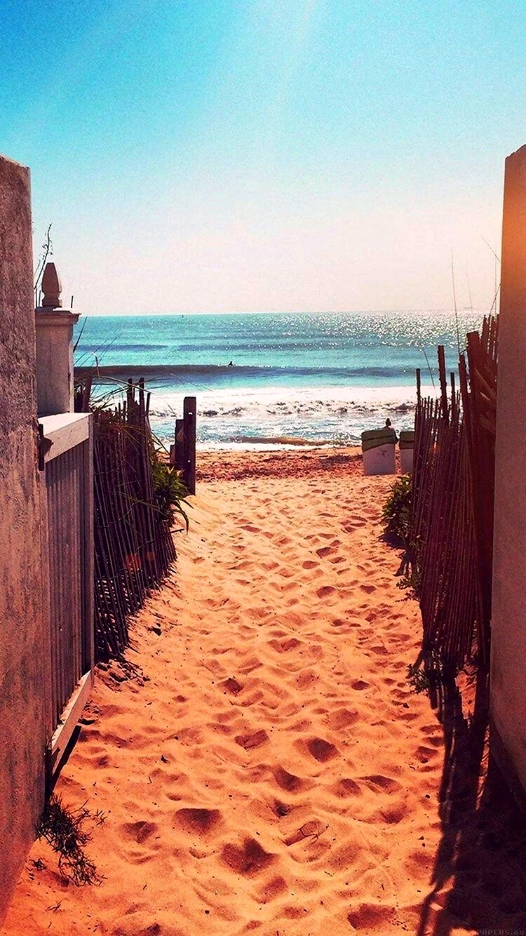 Море пляж на айфон