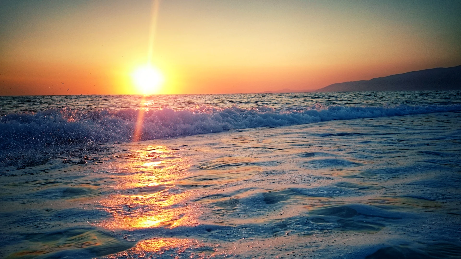 Море солнце