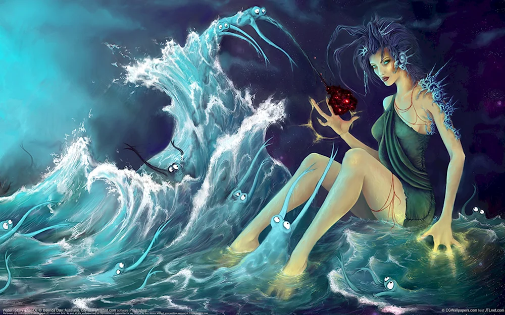 Морская богиня Калипсо