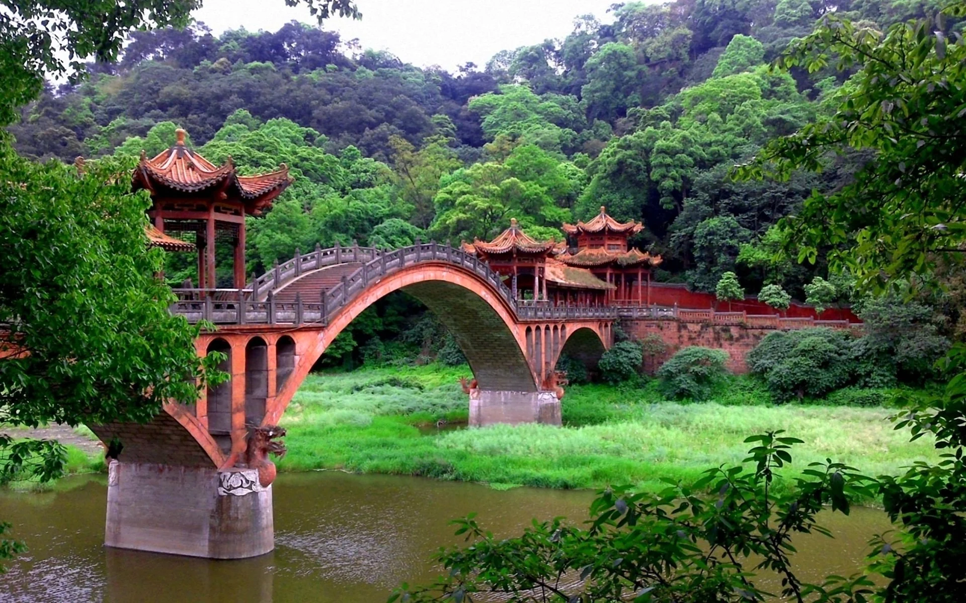 Мост Лэшань Сычуань