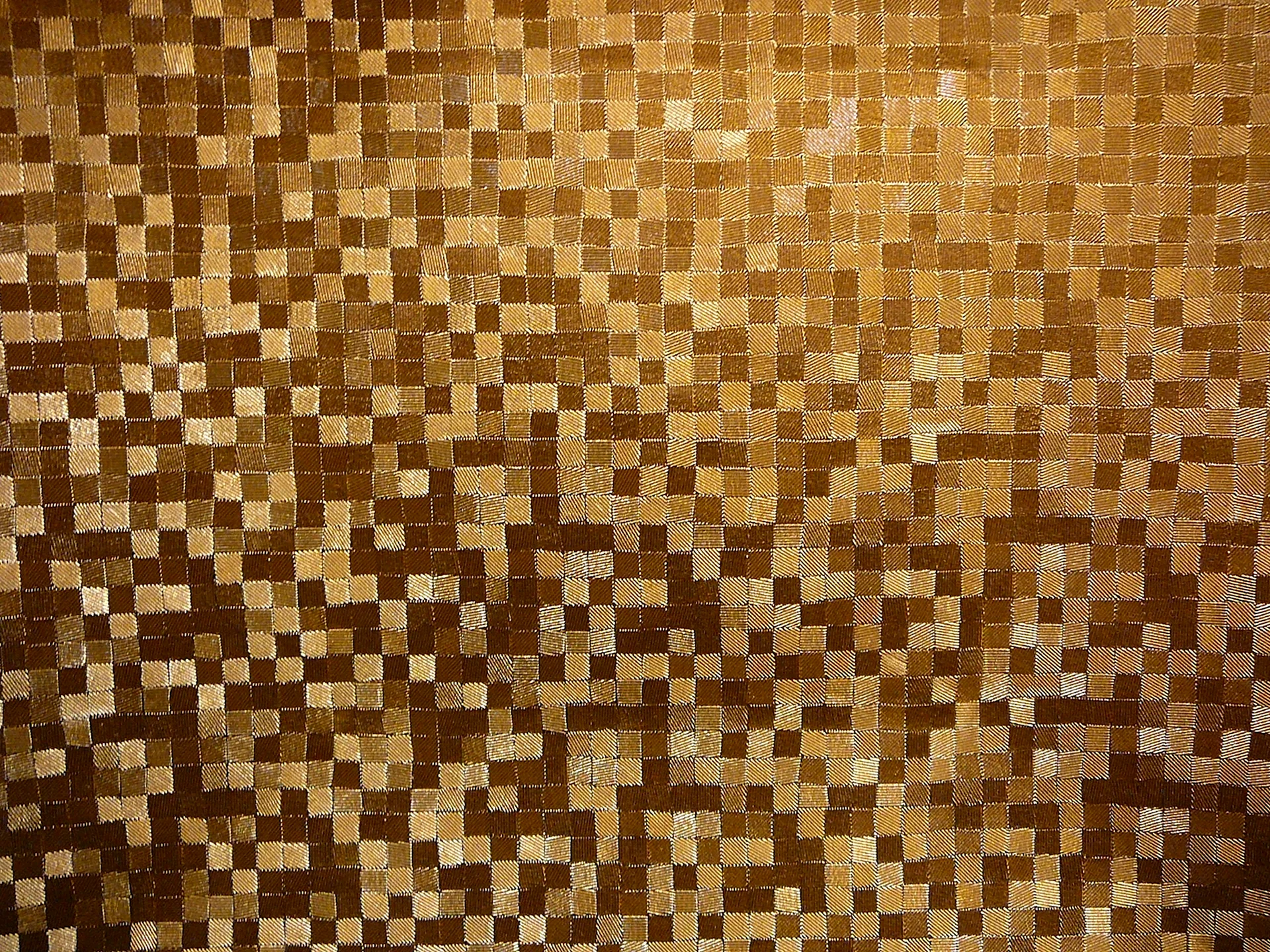 Мозаика коричневая с золотом