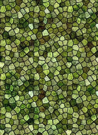 Мозаика зеленая чешуя