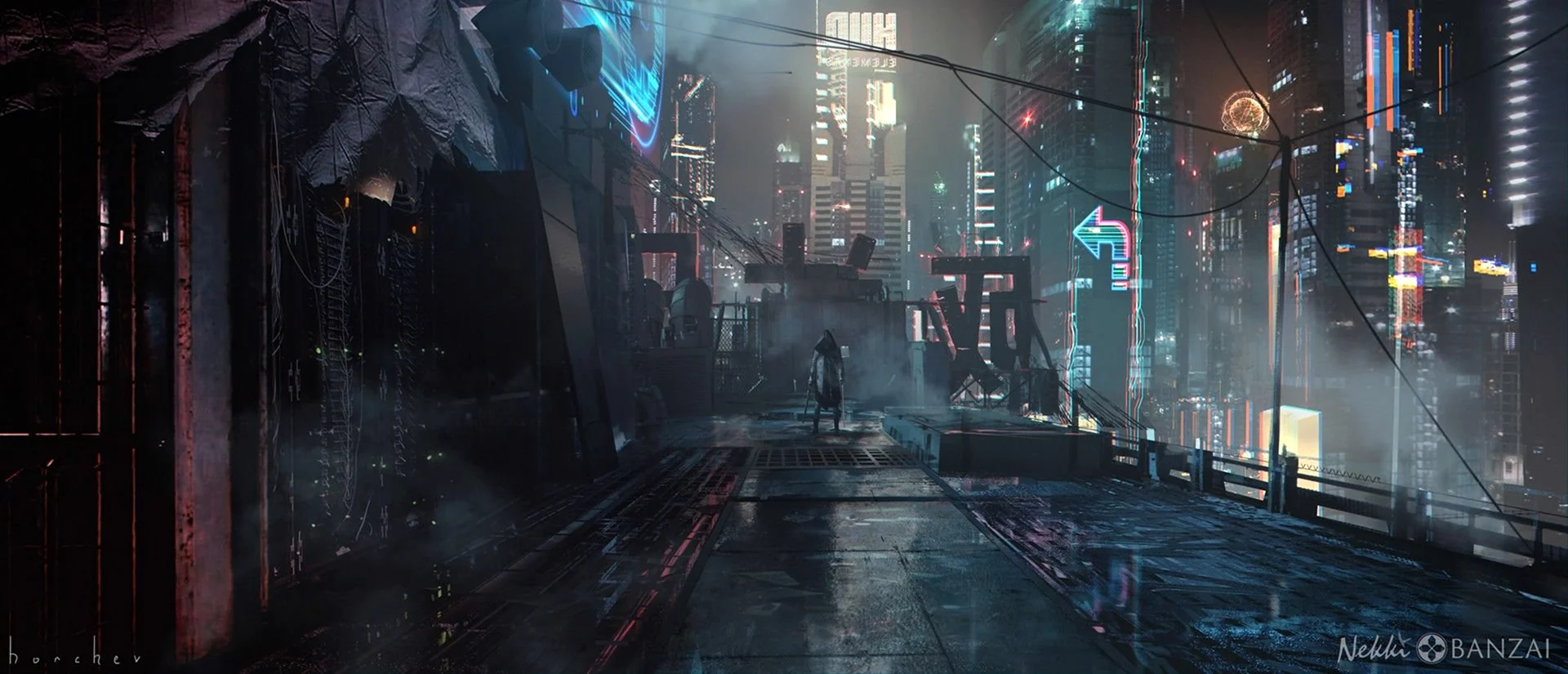 Мрачный город Cyberpunk 2077