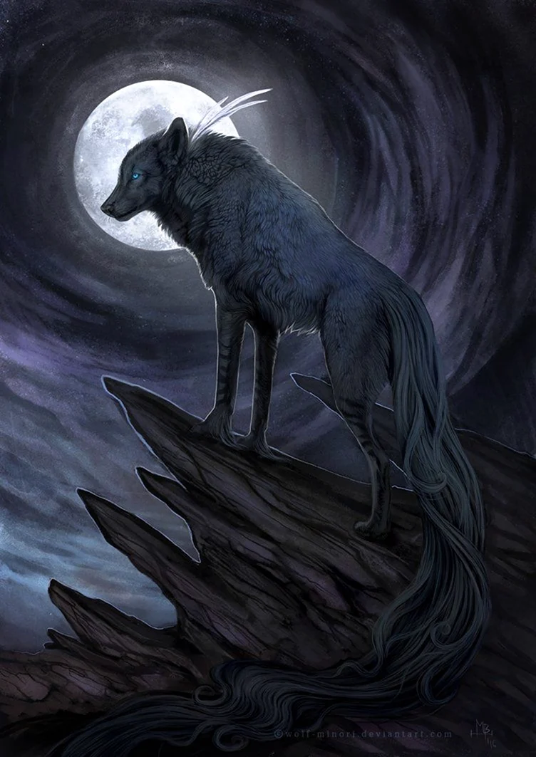Мрачный волк