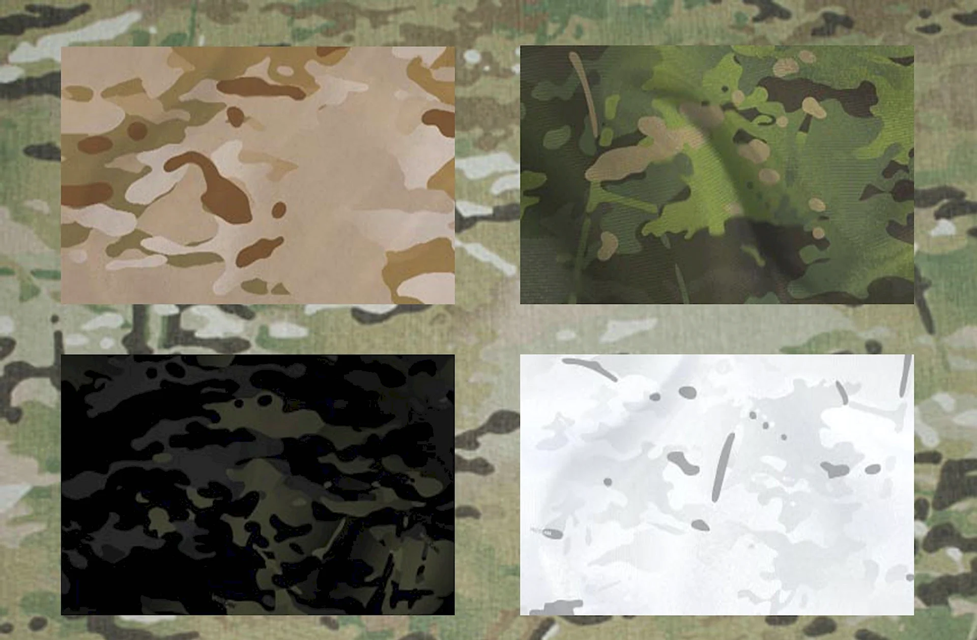 Multicam Alpine Camouflage patterns