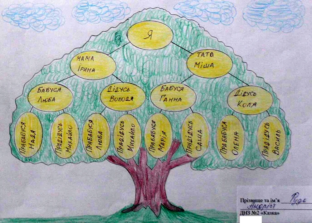 Нарисуй свое генеалогическое дерево