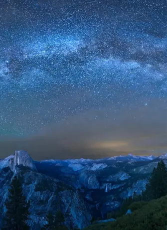 Национальный парк Йосемити Млечный путь