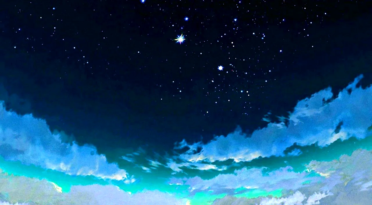 Небо из аниме Хаяо Миядзаки