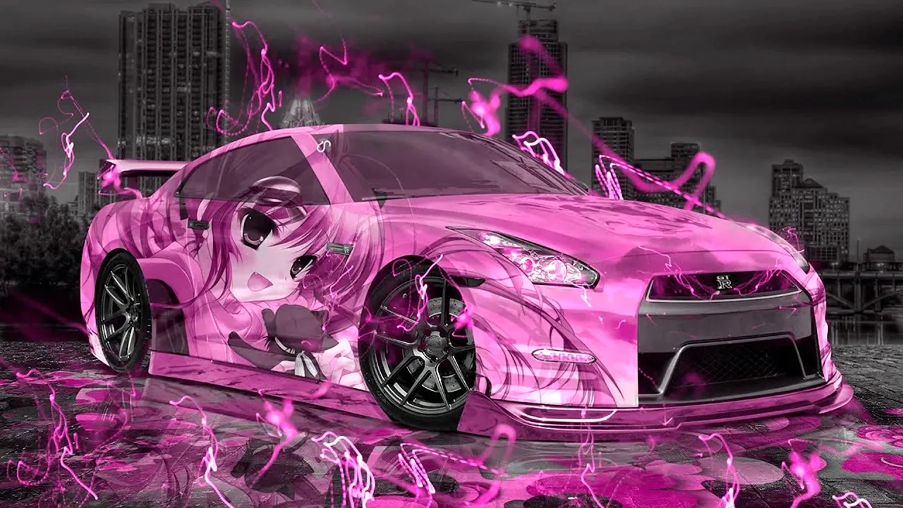 Nissan GTR r35 anime